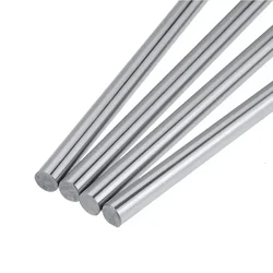 2pcs 6mm 8mm 10mm 12mm 16mm 20mm 25mm 8 400mm Linear Shaft 3d Printer Parts 8mm 400mm Cylinder Chrome Plated Liner Rods Axis