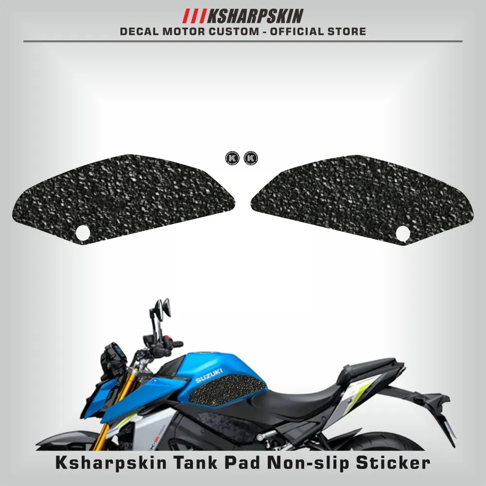 

Motorcycle protection pad tank grip fuel sticker gasoline knee traction side Non-slip for SUZUKI GSX-S1000GT GSX-S1000 2022-2025