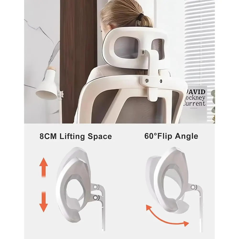 Office Chair Mesh Desk Chair, Ergonomic High-Ba Rolling Gaming Work Chairs With Wheels And Adjustable Headrests,Comfortable