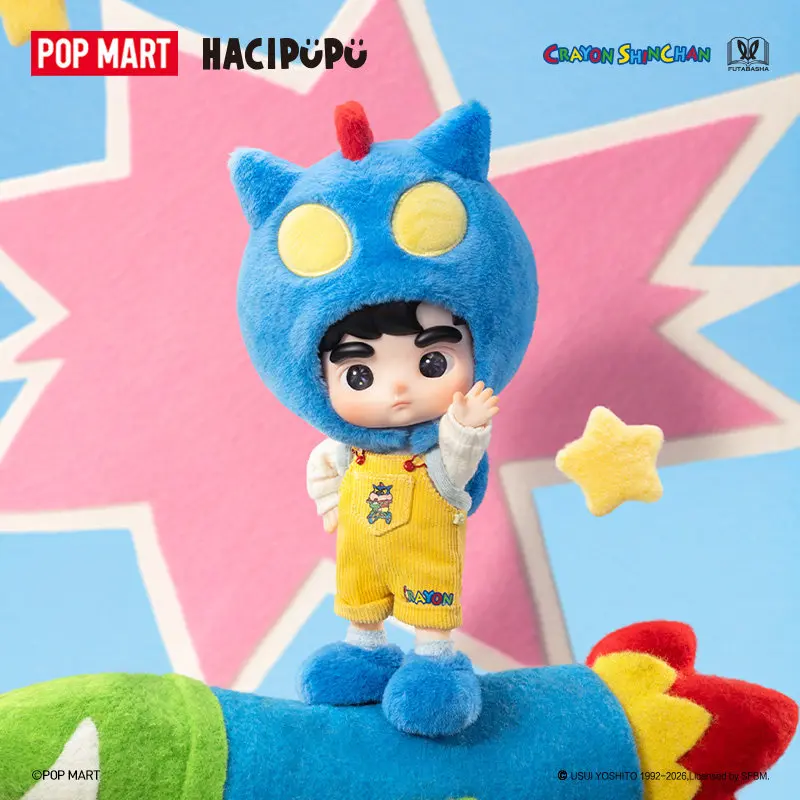 POPMART HACIPUPU CRAYON SHINCHAN Series 1/8 Action Figure Blind Box Toys Mystery Box Mistery Caixa Action Figure Surprise Cute