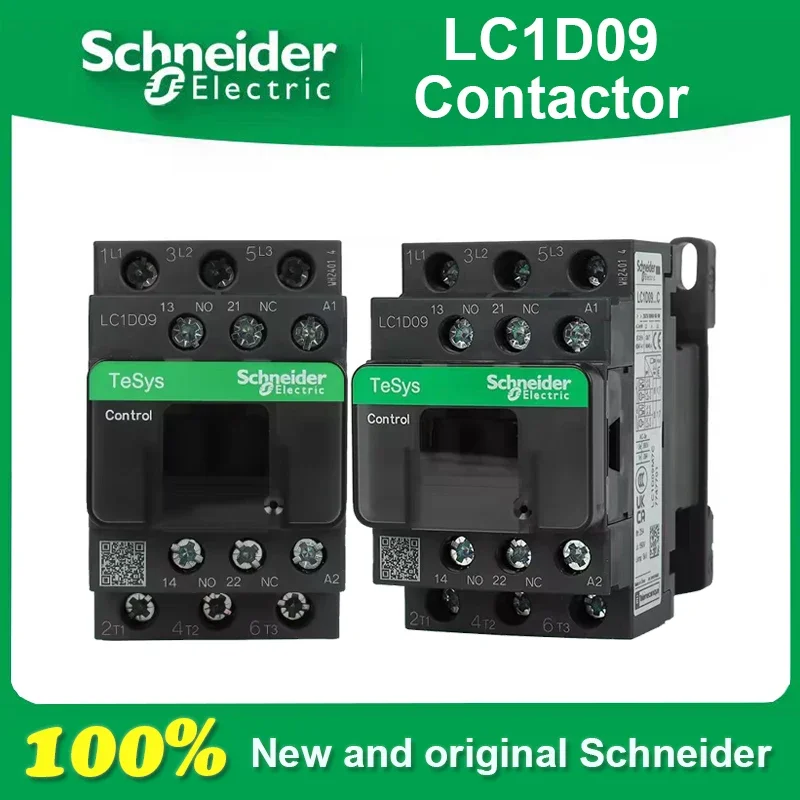 100% New and Original Schneider AC Contactor LC1D09B7C LC1D09CC7C LC1D09E7C LC1D09F7C LC1D09M7C LC1D09Q7C LC1D09P7C