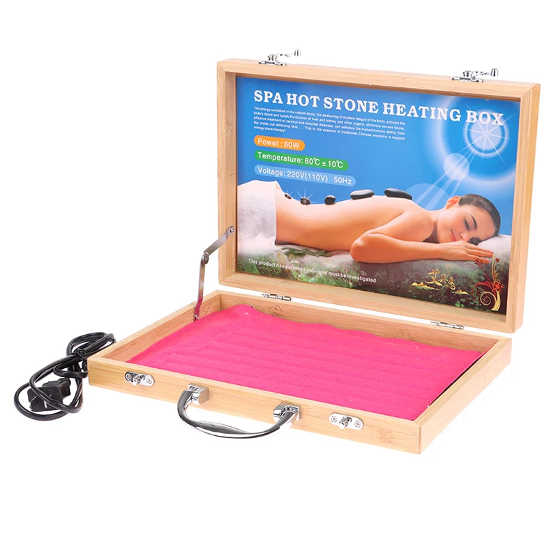 Massage Hot Stones Massage Lava Heater Box Heating For Natural Stone Oil Hot Spa Rock Basalt Stones (Only Heater Box No Stone)