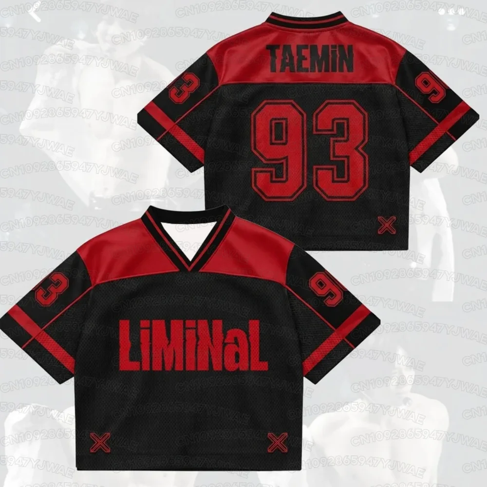 2026 Summer Men's Women's Liminal Taemin Wo Streetwear Kpop Fashion Jersey Gift Graphic Short Sleeved Tee Kpop Fans Gift T-Shirt