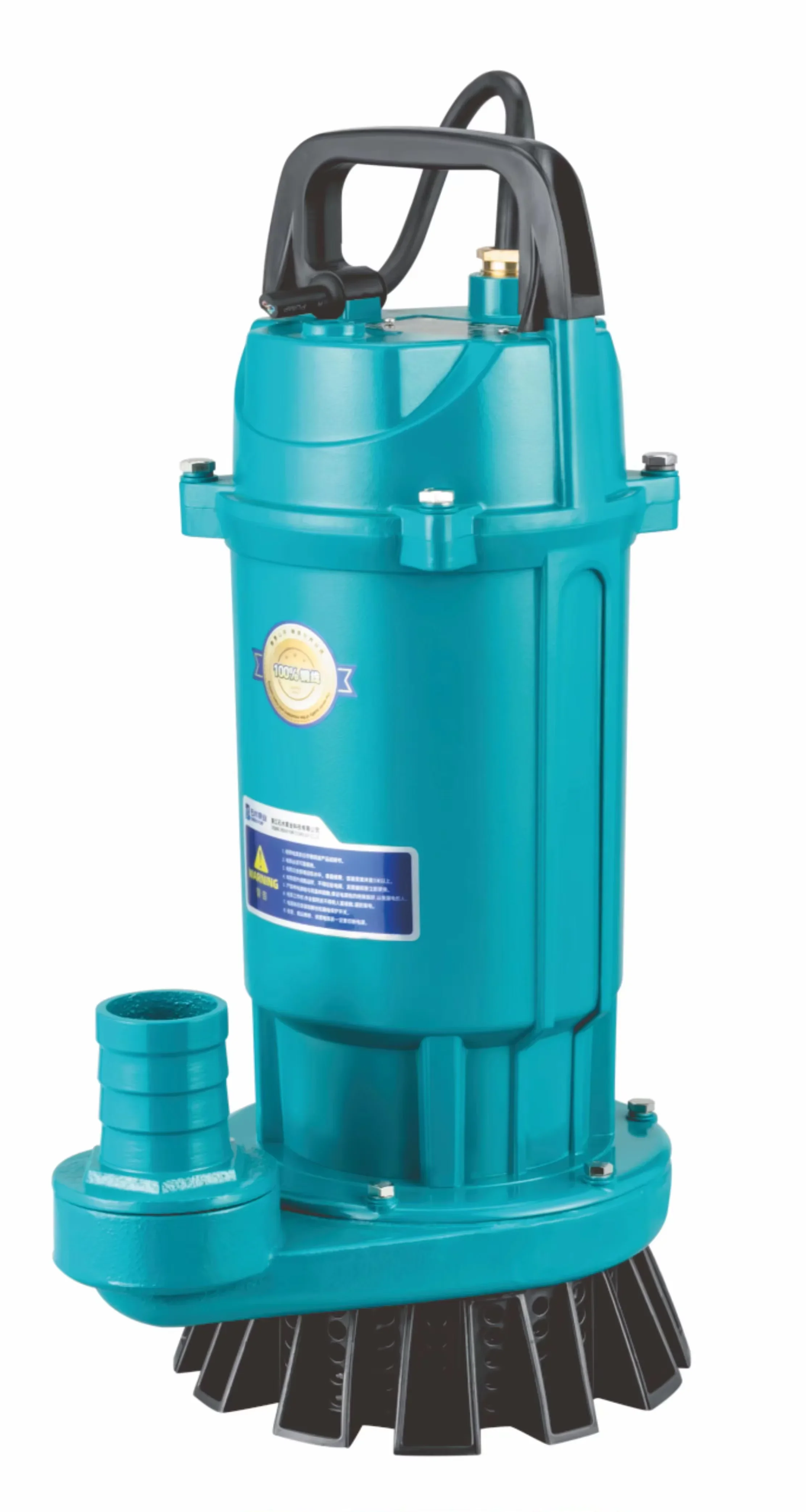 304 stainless steel screw interface or flange interface diameter WQS submersible sewage pump