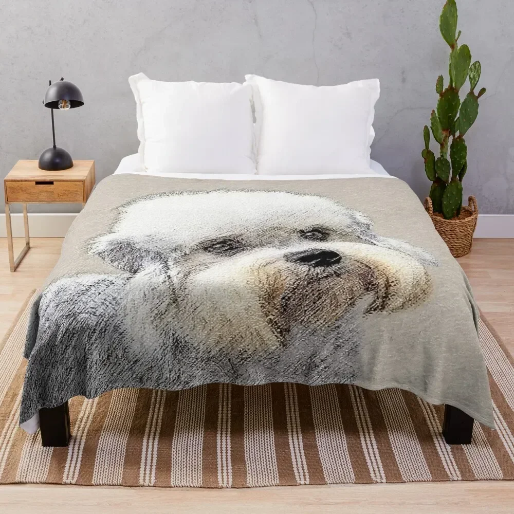 

Dandie Dinmont Terrier Throw Blanket blankets ands Baby heavy to sleep Camping Blankets