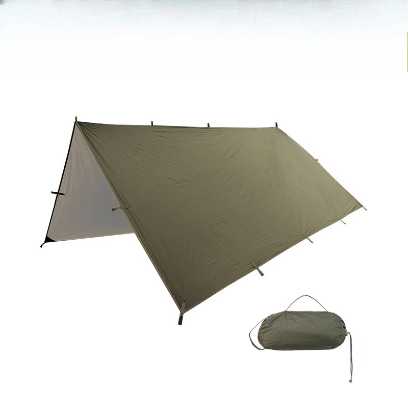 

Multifunctional 210T anti-tear canopy tent 19 hanging point hiking equipment ultra-light