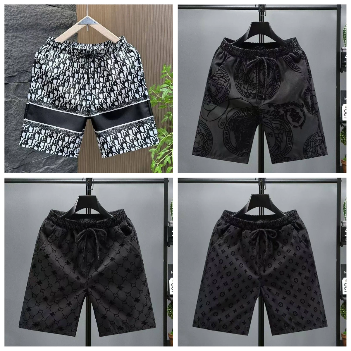 

Лето 2025 г., хит продаж, новые модные трендовые мужские шорты с 3D принтом, уличные повседневные уличные дышащие быстросохнущие шорты