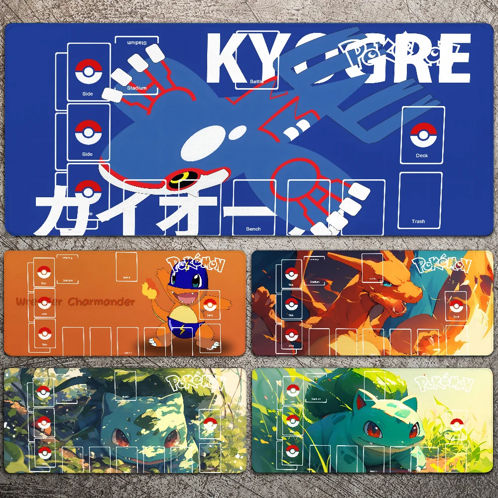 Anime Mousepad Mouse Mat Desk Mat With Pad gaming accessories Prime Gaming XXL P-Pokemons Keyboard Pad