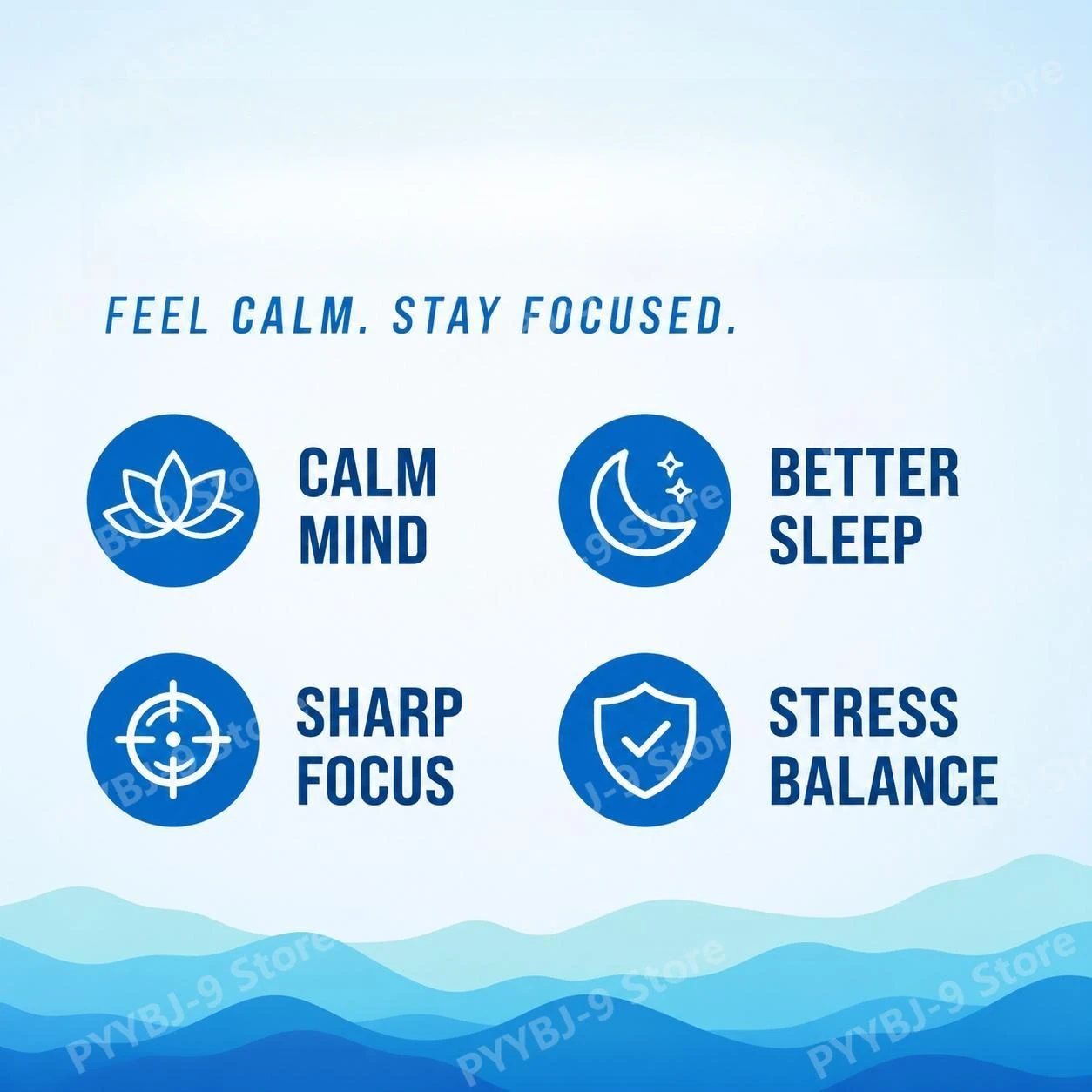 Calming Powder Drink Mix, Mood, Relaxation, Sleep & Focus Support, Stress & Cortisol Balance Support, No Sugar, 20 Packets