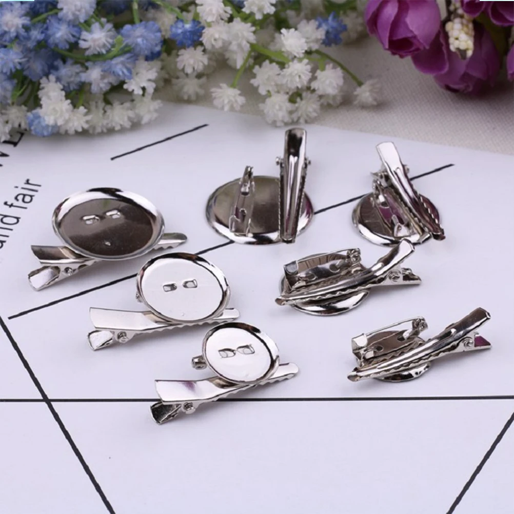 

50pcs Brooch Pins Dual Use Clips Round Breastpin Shirt Collar Button Clothes Accessories Sturdy Fabric Long Term Elegant Women