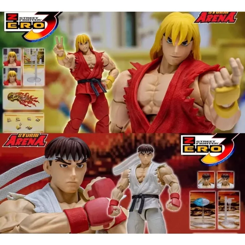 

В наличии Storm Toys Ryu Ken Street Fighter St Arena3 1/12 Arena Ken Аниме Фигурки Коллекция Модель игрушки