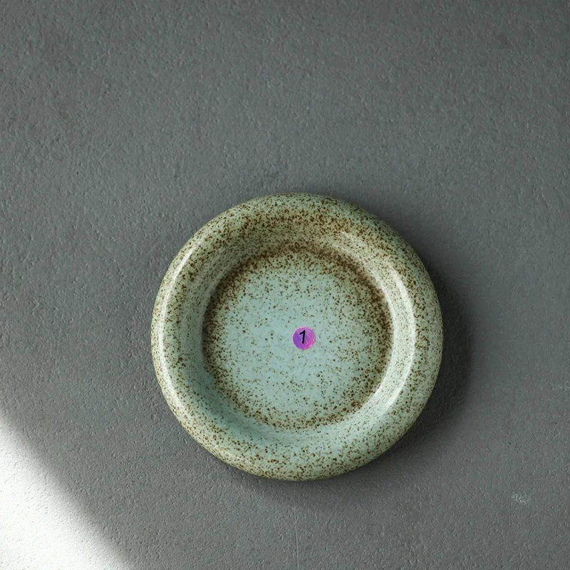 

★Take One Item at One Time Jingdezhen Stoneware Bamboo Tea Tray Pot Tray Ceramic Tea Tray Kombucha Water Storage Type One Person