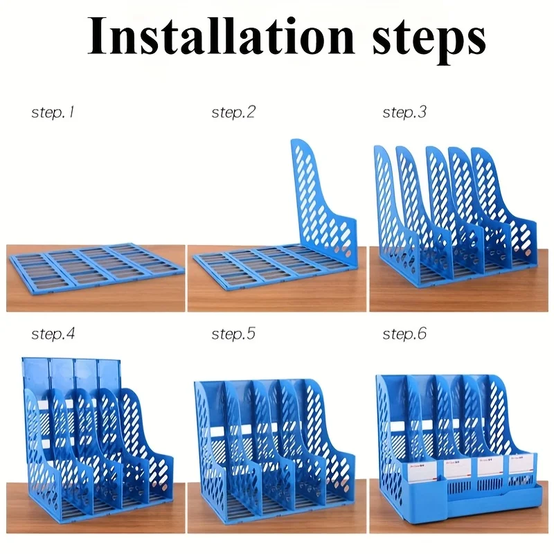 1 قطعة، رف ملفات سميك، إطار ملف، مقعد ملف رباعي، سلة بيانات بسيطة، رف، سلة ملفات، استخدام مكتبي، استخدام الطلاب #6