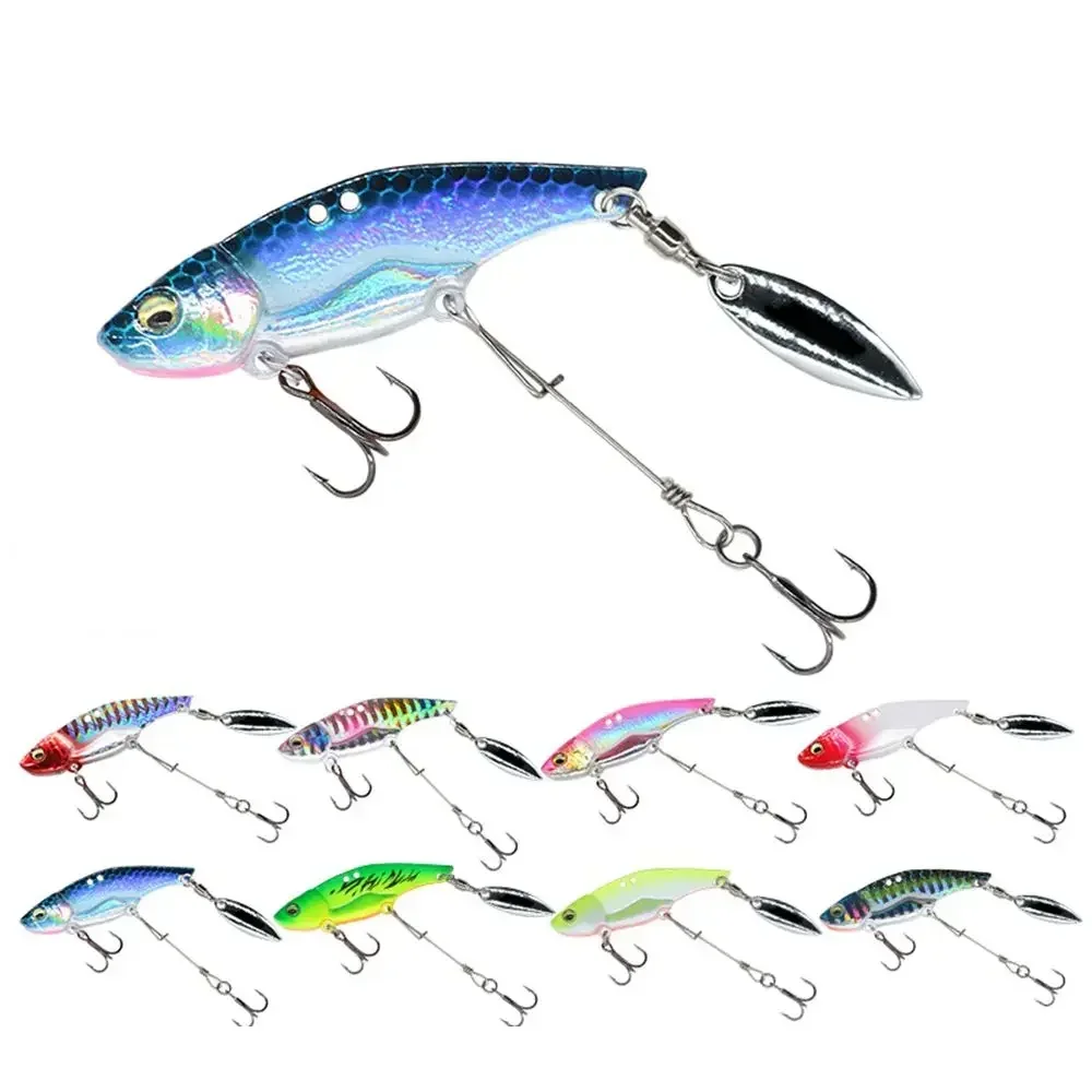 ZWICKE 13.6g 4.4cm Sinking Metal VIB Vibration Bait Spinner Spoon Fishing Lure Jig Trout Winter Fishing Hard Baits Tackle Pesca