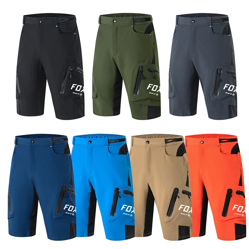 Pantalones cortos de murciélago FOX para hombre, Shorts para bicicleta de montaña, todoterreno, DH, motocicleta, bicicleta, deportes al aire libre,