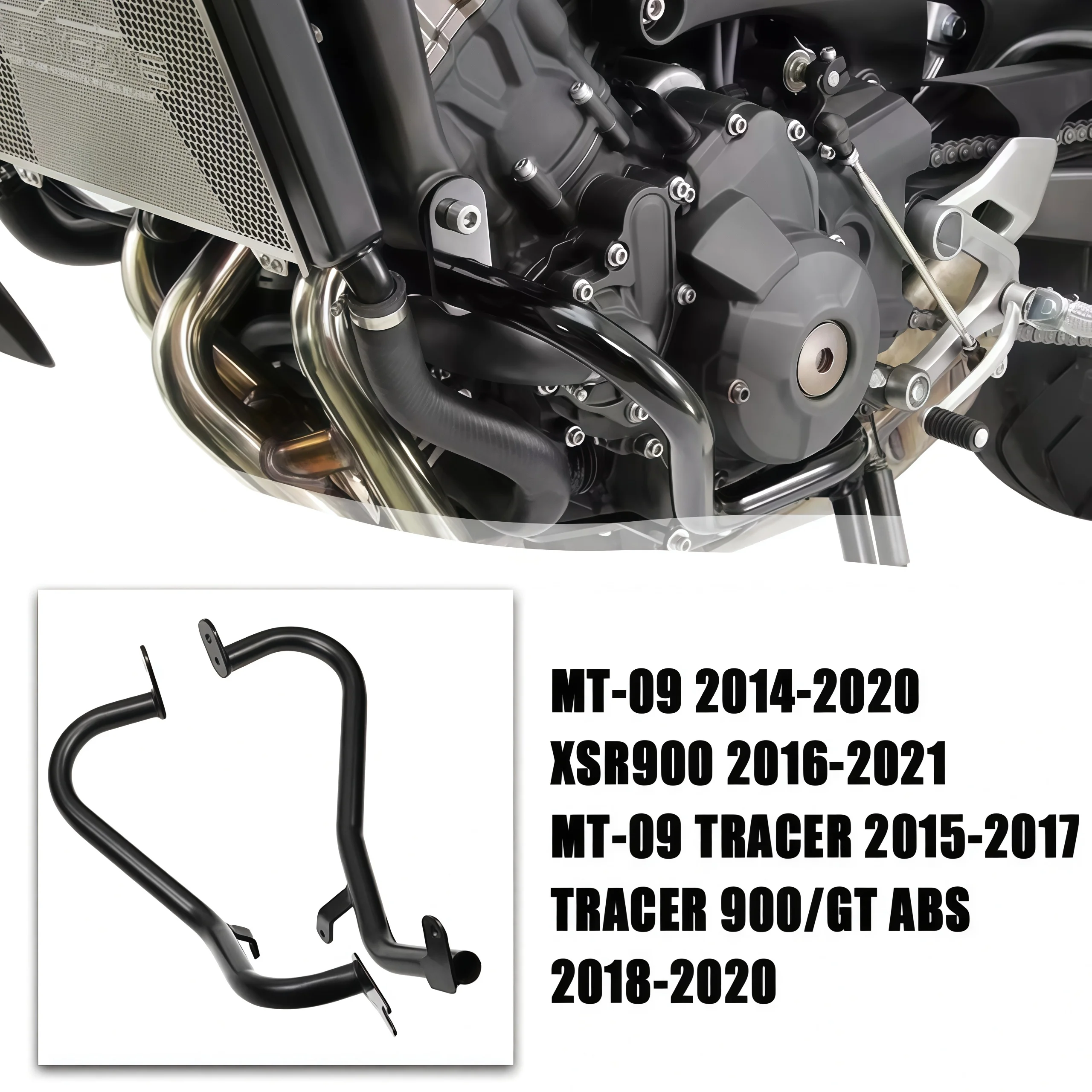 

For YAMAHA MT-09 TRACER 900 GT ABS XSR900 Motorcycle Engine Guard Highway Crash Bars Bumper Anti Drop Bar Tank Protector