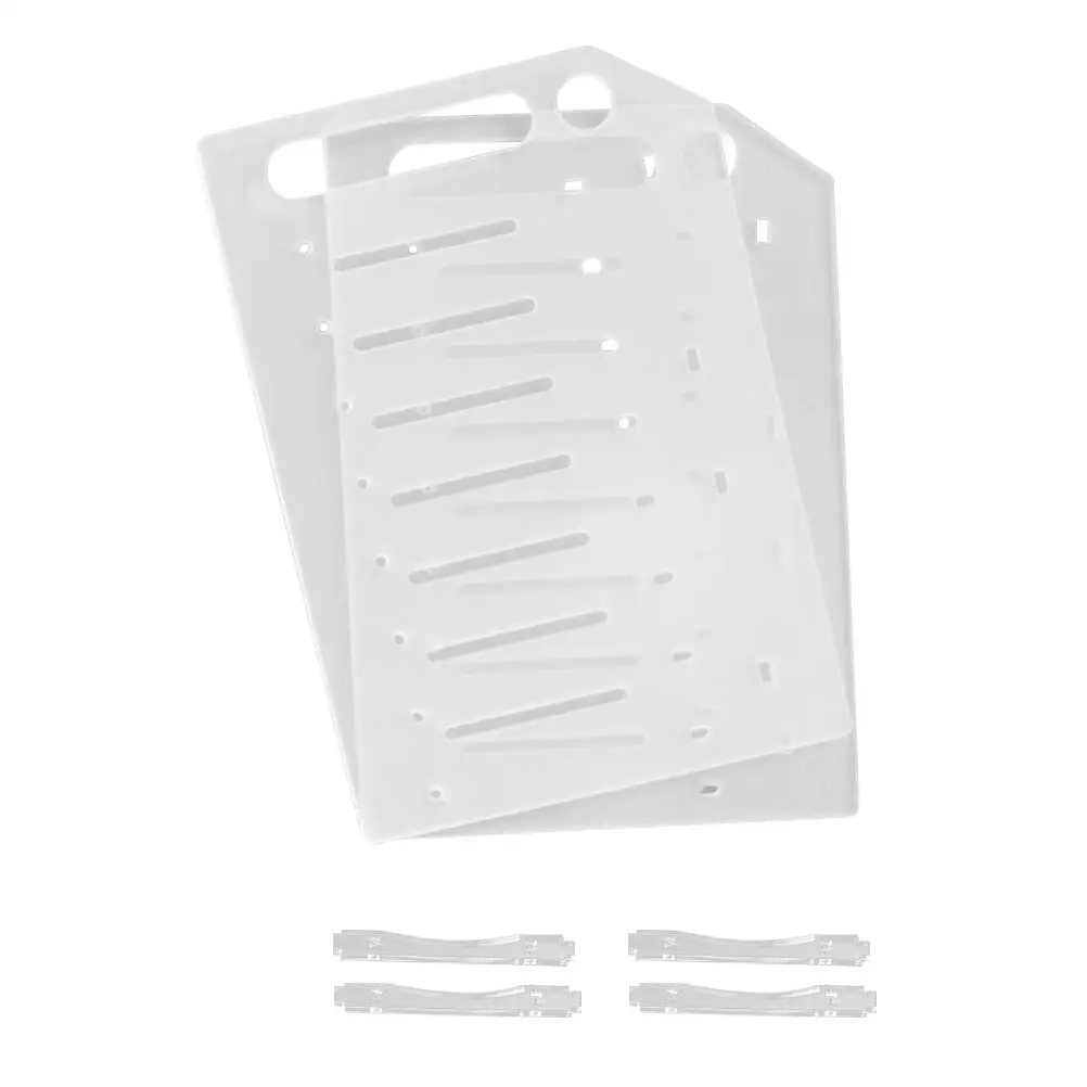 

8-слойная стойка, кронштейн для жесткого диска «сделай сам», 3,5 дюйма, прозрачный акриловый внешний корпус для хранения, чехол для компьютера, многослойный нагрев