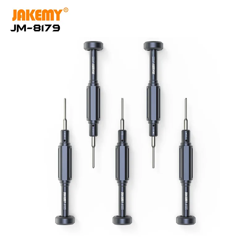 Jakemy Jm-8179 Screwdriver Oem Magnetic Cross Star Plum Blossom Screwdriver Disassemble Maintenance Screwdriver Custom Tools