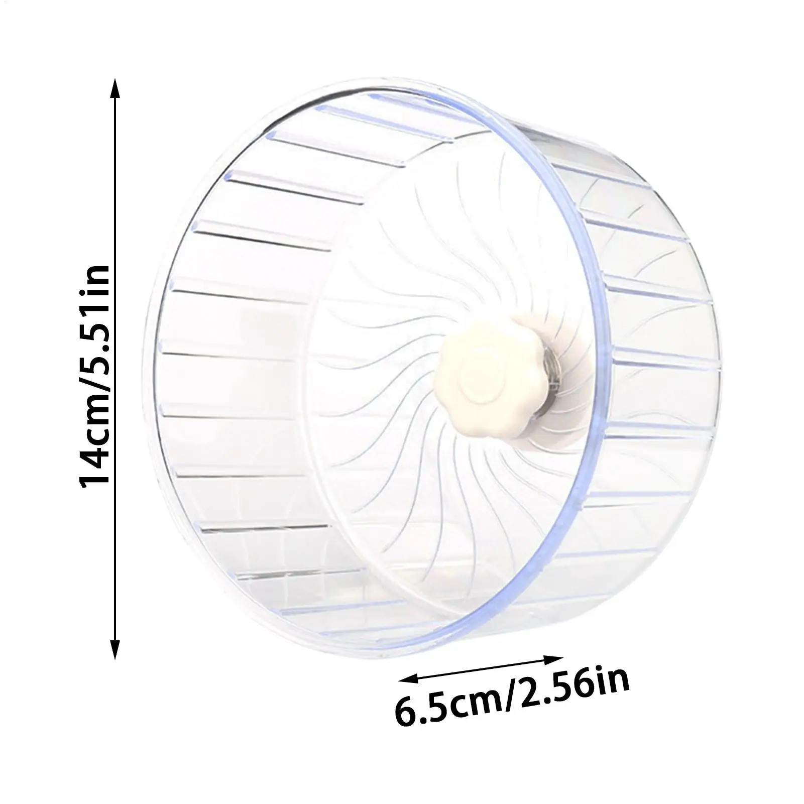Hamster Running Sport Transparent Widened Running Wheel Support Toy Small Pet Roller Bearing Silent Running Wheel view 6