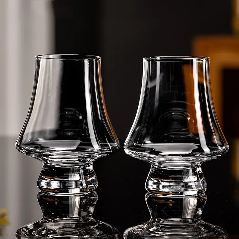 1/2/4/6pcs Crystal Glass Whiskey Cup Set Clear Lead Free Beer Drinking Glasses Scotch Liquor Barware Spirits Wine Glasse 250m