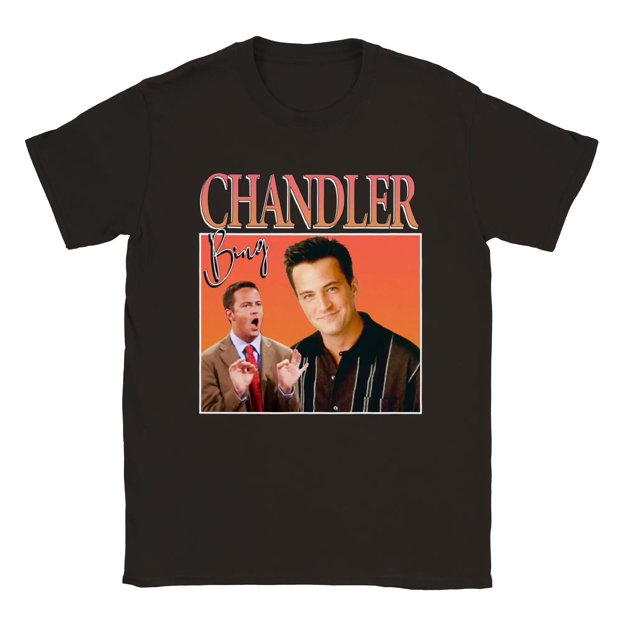 Friends Chandler Bing Funny 90S T Shirt Baggy Boyfriend Shirtclassic Crewneck