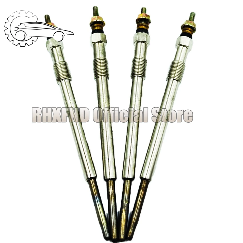 4PCS U202-18-601 U20218601 1717631 9675680980 BK3Q6M090AB BK3Q-6M090-AB LR029960 Glow Plug For PEUGEOT Land rover Ford 2.2 3.2