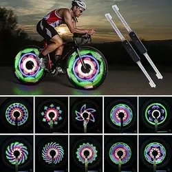 Rechargeable LED Spoke Tire Light, 64 LEDs And 30 Eye-Catching Graphics, Ideal Hub Light For Mountain Bikes, Road Bikes, Hybrids