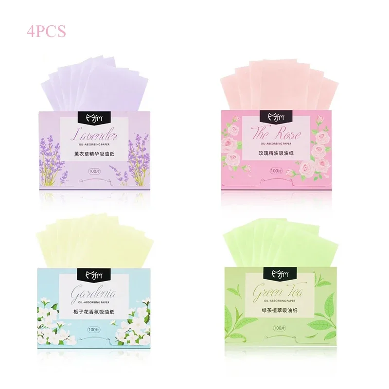 Face Oil Absorbing Paper Face Wipes Anti-Grease Paper Facial Absorbent Paper Woman Facial Care Paper Facial Cleaning 100sheets