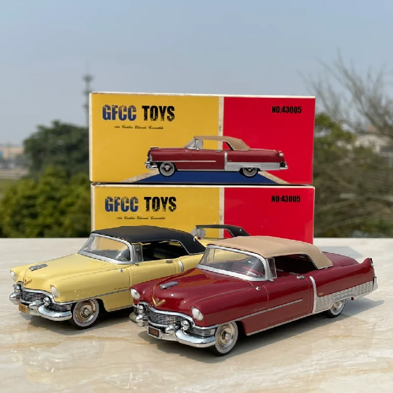 1:43 Scale Model Diecast Alloy Soft Top Convertible 1954 Classic Retro Car Metal Toys Vintage Vehicle Gifts Collection Display