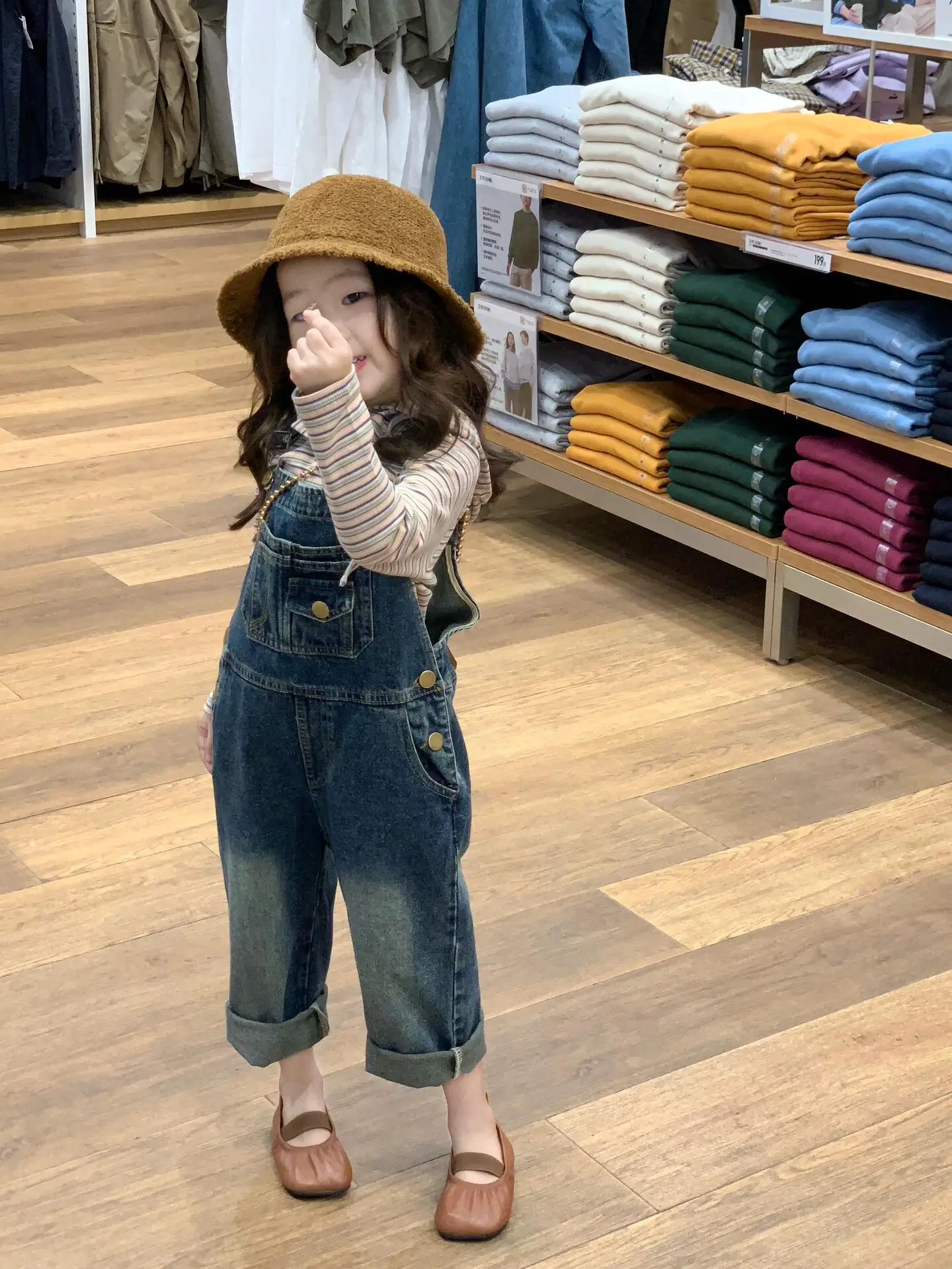 

Детские джинсовые комбинезоны для девочек, комбинезон для маленьких девочек