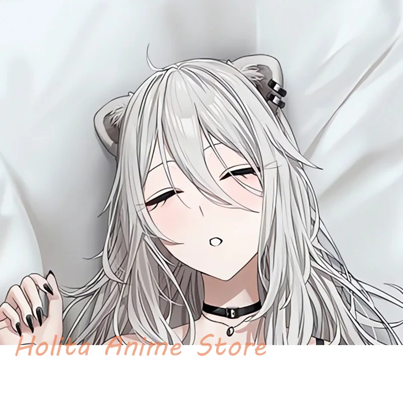 Dakimakura Shishiro Botan Vtuber Anime Double-sided Print 2WAY Life-size Body Pillow Cover Pillowcase