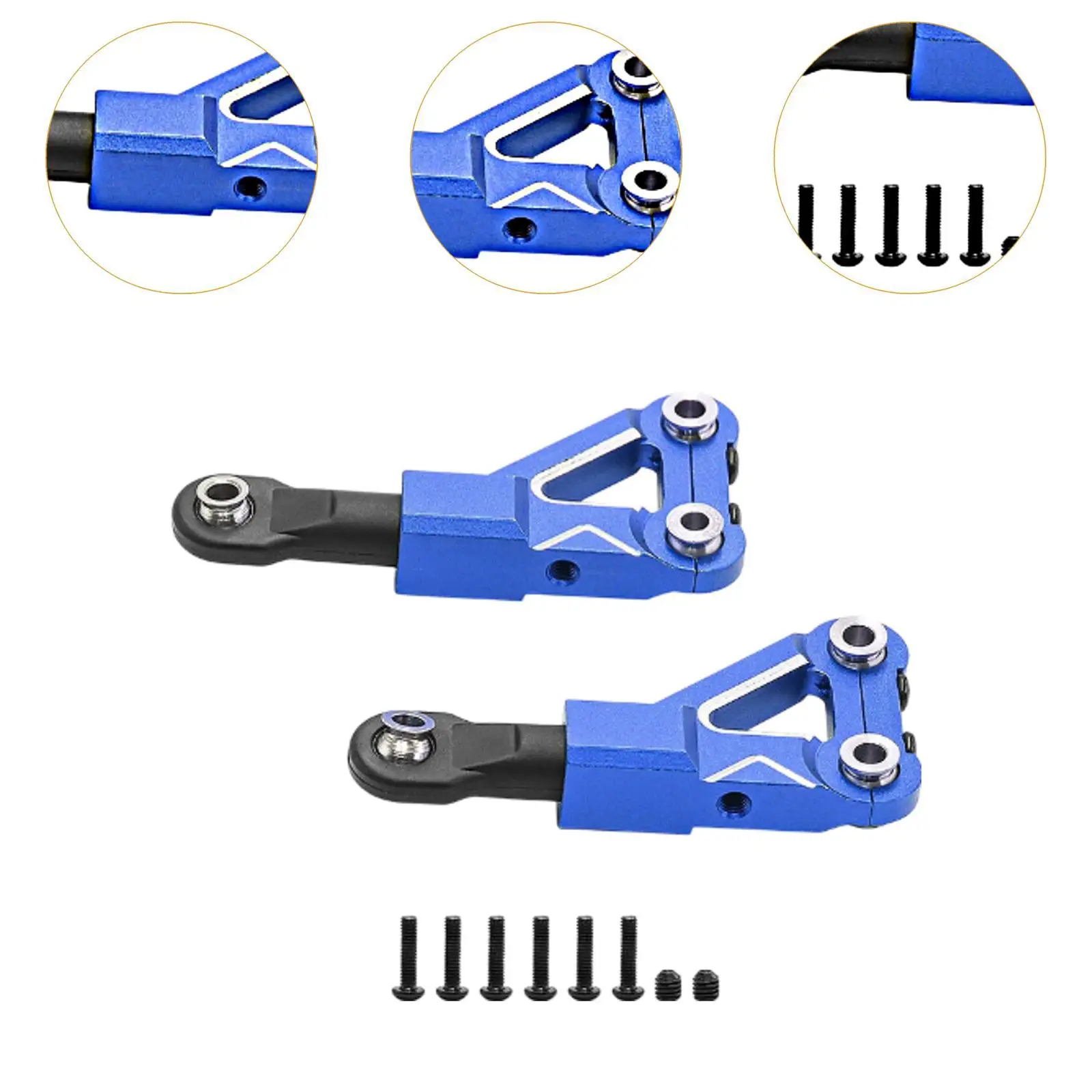 Vervangende zwenkarmen voor 1/10 RC Drift-auto's, compatibel met 10533