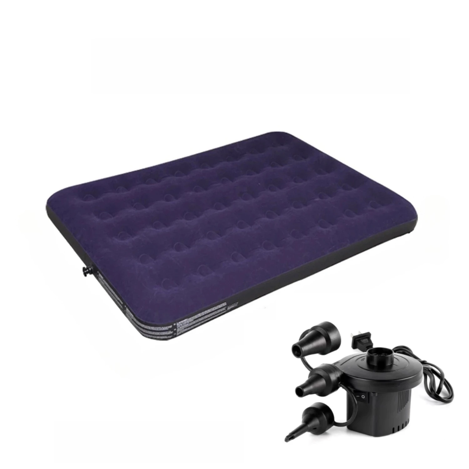 

Outdoor 2m Flocking Inflatable Mattress Tent Automatic Air Mattress Accompanying Camping Mat Single Camping Inflatable Bed