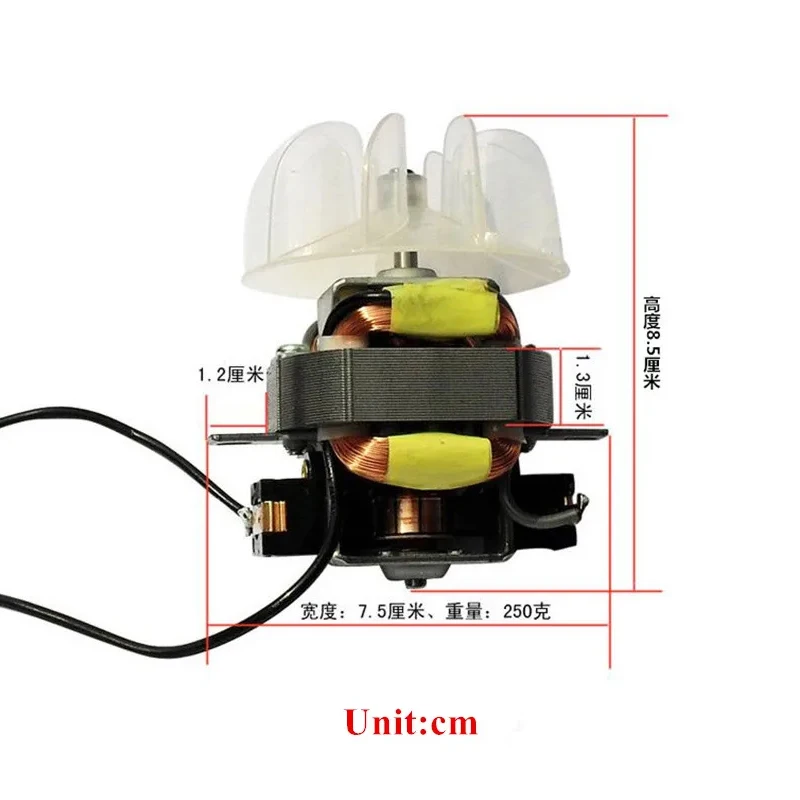 220V Hair Dryer Motor #13 1500W-2000W for Hair Salon Professional High Power Dryer Motor with Fan Leaf Hair Dryer Parts