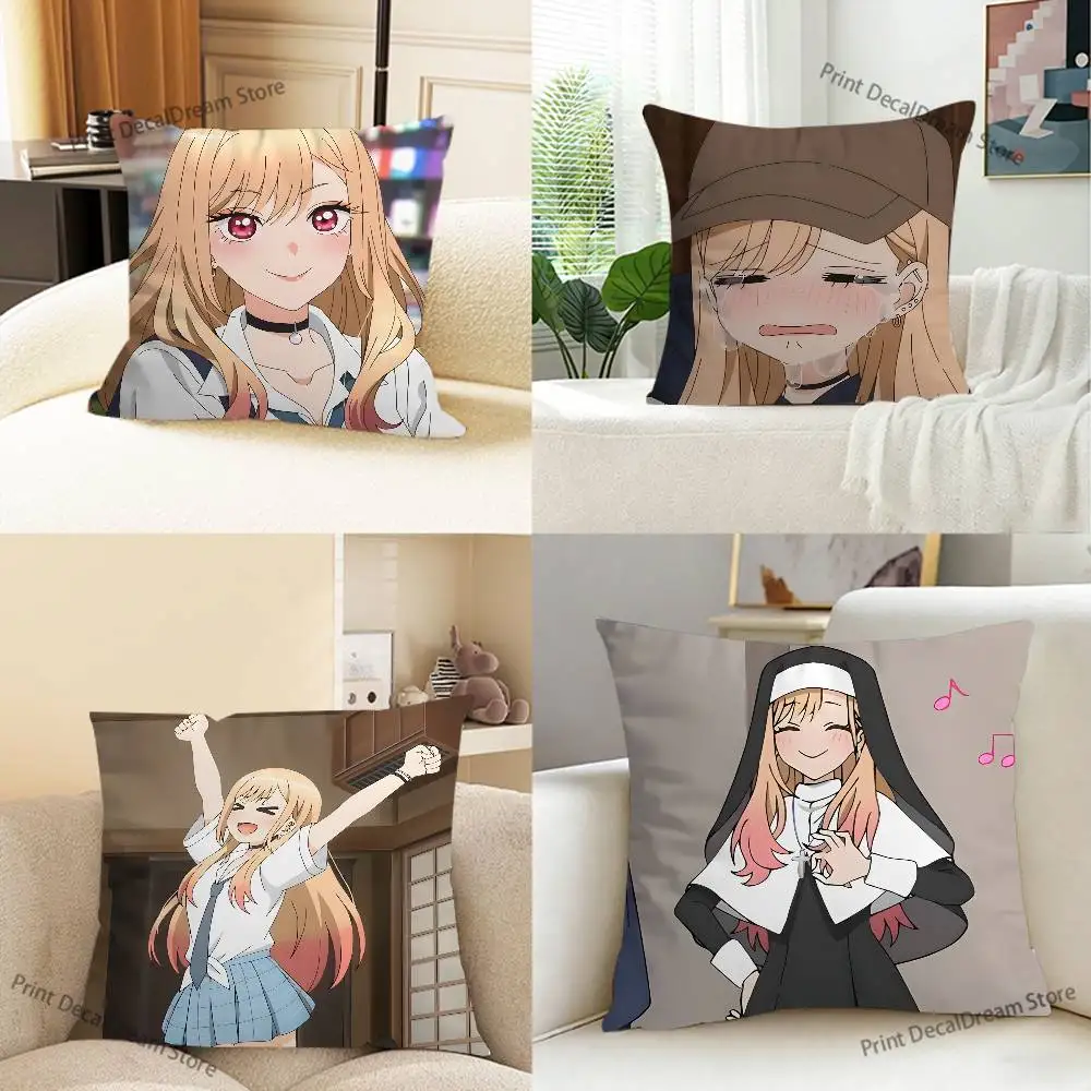 K-Kitagawa Marin Anime Pillow Case Ultra Soft Skin Friendly Fabric Cloud Like Comfort & Concealed Zipper