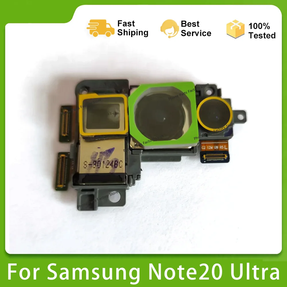 

New Camera Set For Samsung Galaxy Note20 Ultra 5G SM-N986B Camera Set Telephoto + Wide + Main Camera Repair Replace Parts