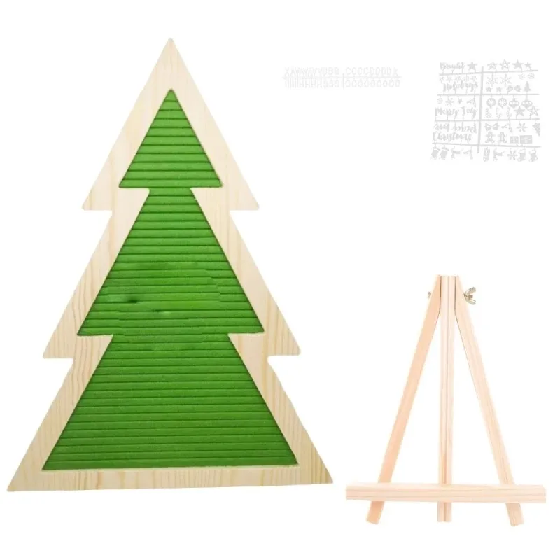 all saints' day & christmas hanging ornament, multi style letter message board, xmas tree backdrop display decor for holiday