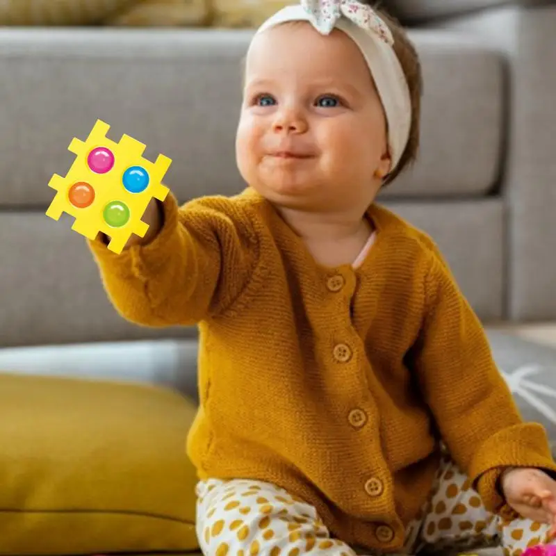 Anti-stress brinquedo para crianças e adultos, tentativa, puzzle infantil, apaziguador, bolha brinquedos sensoriais, inovador, splicable, relaxante