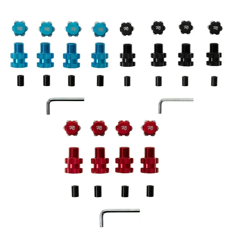 Metalowy przedłużony Adapter piasta sześciokątna koła 17mm do części do ulepszenia samochodów zdalnie sterowanych 1/10 Trxs MAXX