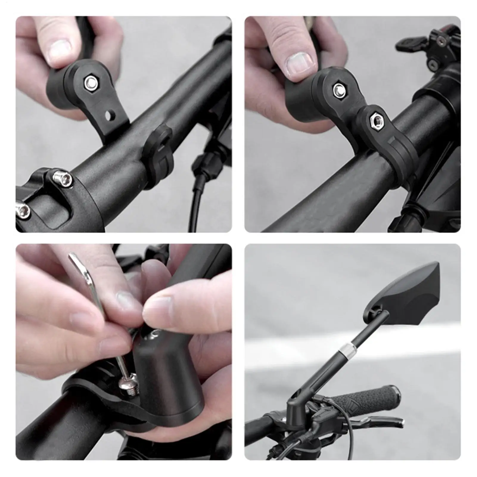 

Боковое зеркало для езды на велосипеде, очки заднего вида, зеркала для верховой езды, портативное стекло, противоударные велосипедные аксессуары для поездок на работу, путешествий на открытом воздухе