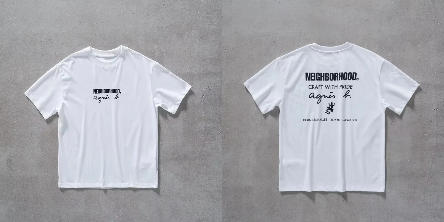 Kollaboratives T-Shirt mit Aufdruck, Kurzarm, Luxusmarke, Lässiges Baumwoll-Oberteil, Atmungsaktiv, Modisches Top für Herren und Damen – Detail 3