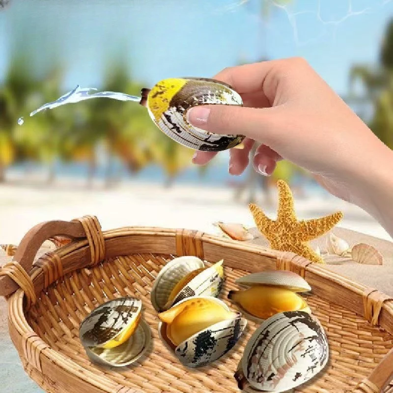 Coquille de pulvérisation d'eau pour adultes, jouet de pulvérisation d'eau pour méfait, amusant d'été, nouveauté, ballon d'eau pour fête sur la plage, 3/6 pièces