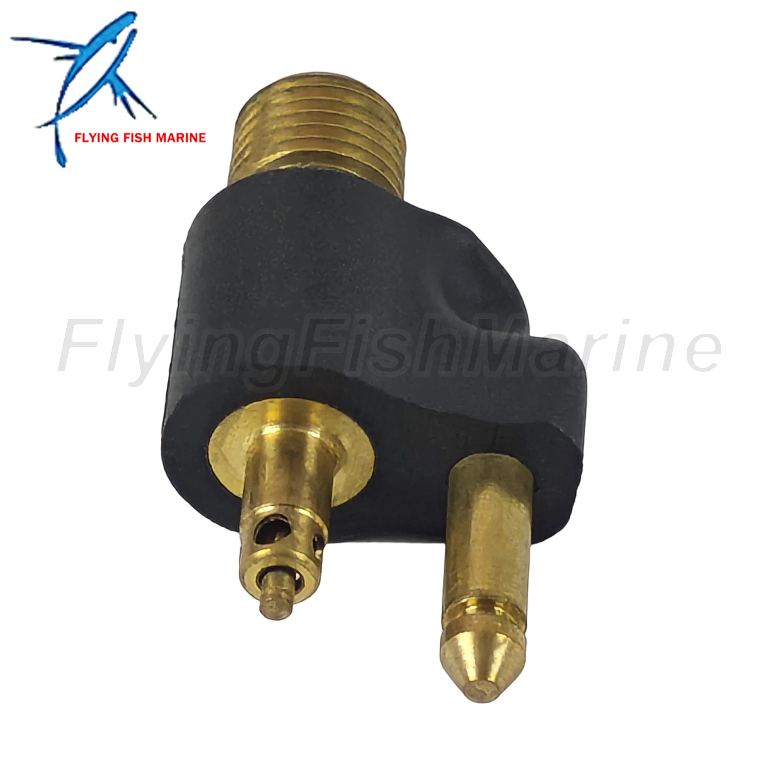 Outboard Motor 033400-10 Brass Male Tank Fitting for Johnson Evinrude BRP OMC for Scepter Fuel Tank, 1/4