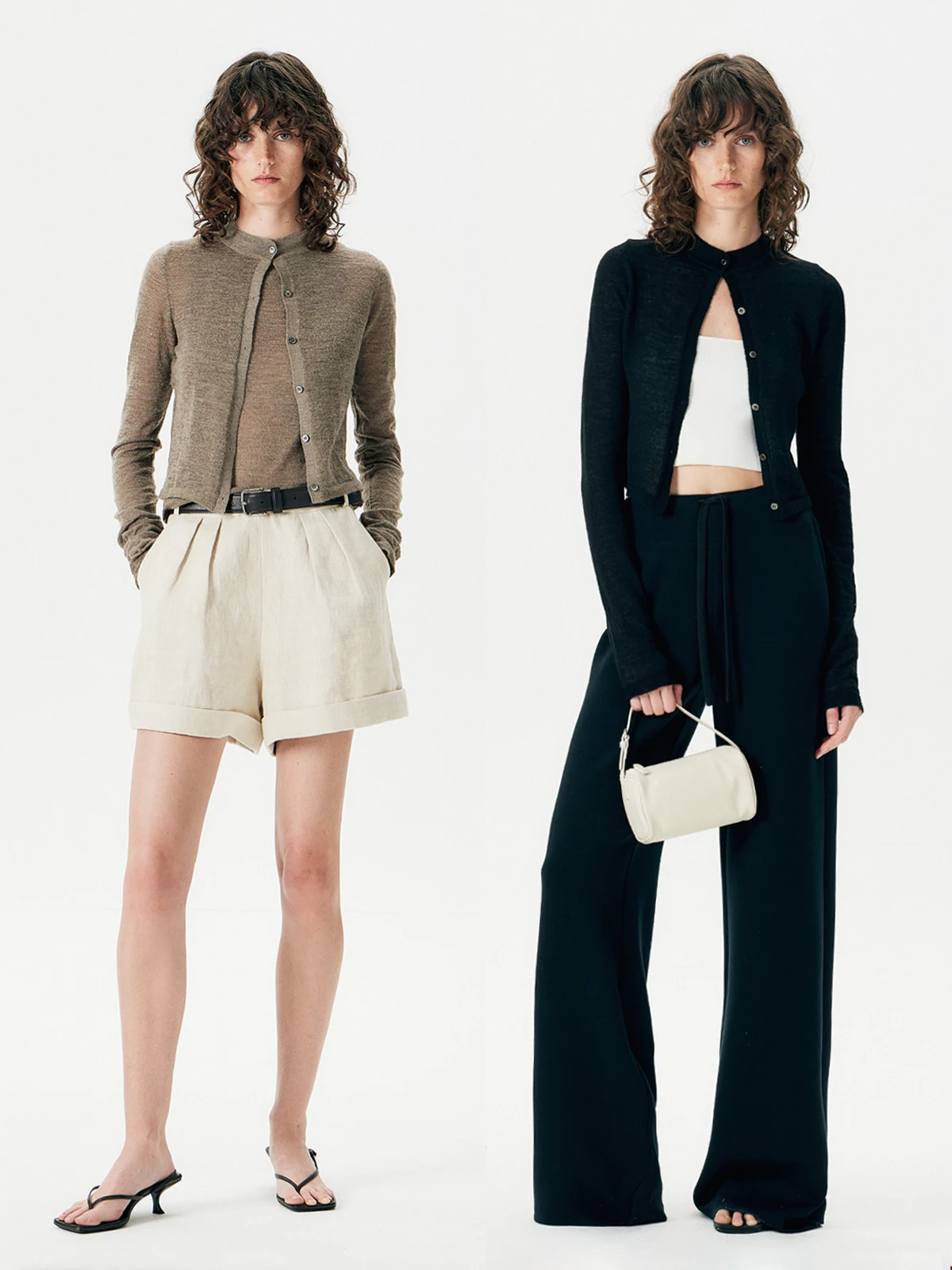 

Ультратонкий вязаный жилет-кардиган из смесового волокна, легкий, полупрозрачный, женская модная весенняя одежда, с круглым вырезом, длинный рукав, цветной