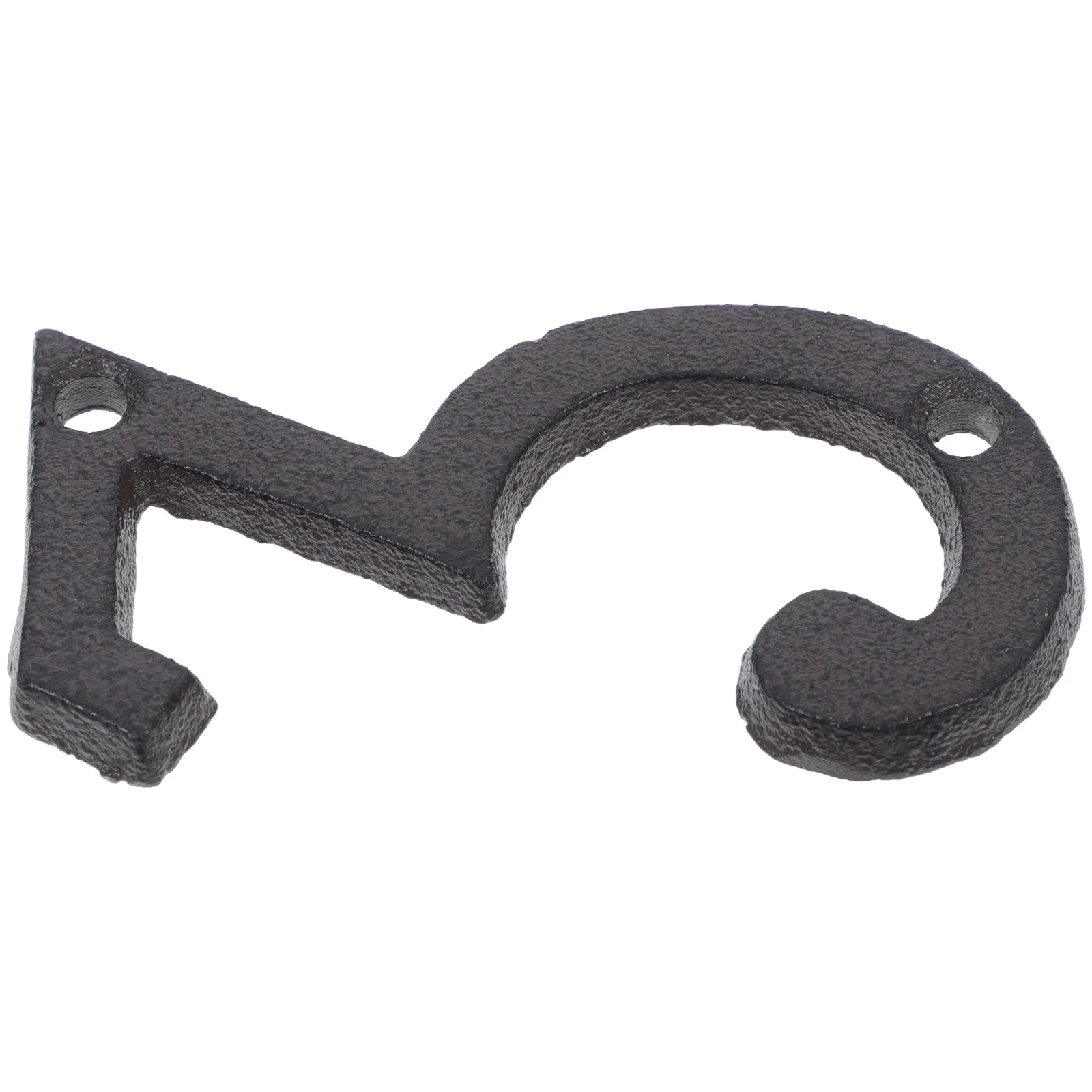 

1 set Cast Iron House Numbers Durable Waterproof Metal Mailbox Figures for Address Door Office Strong Electroplated Screw