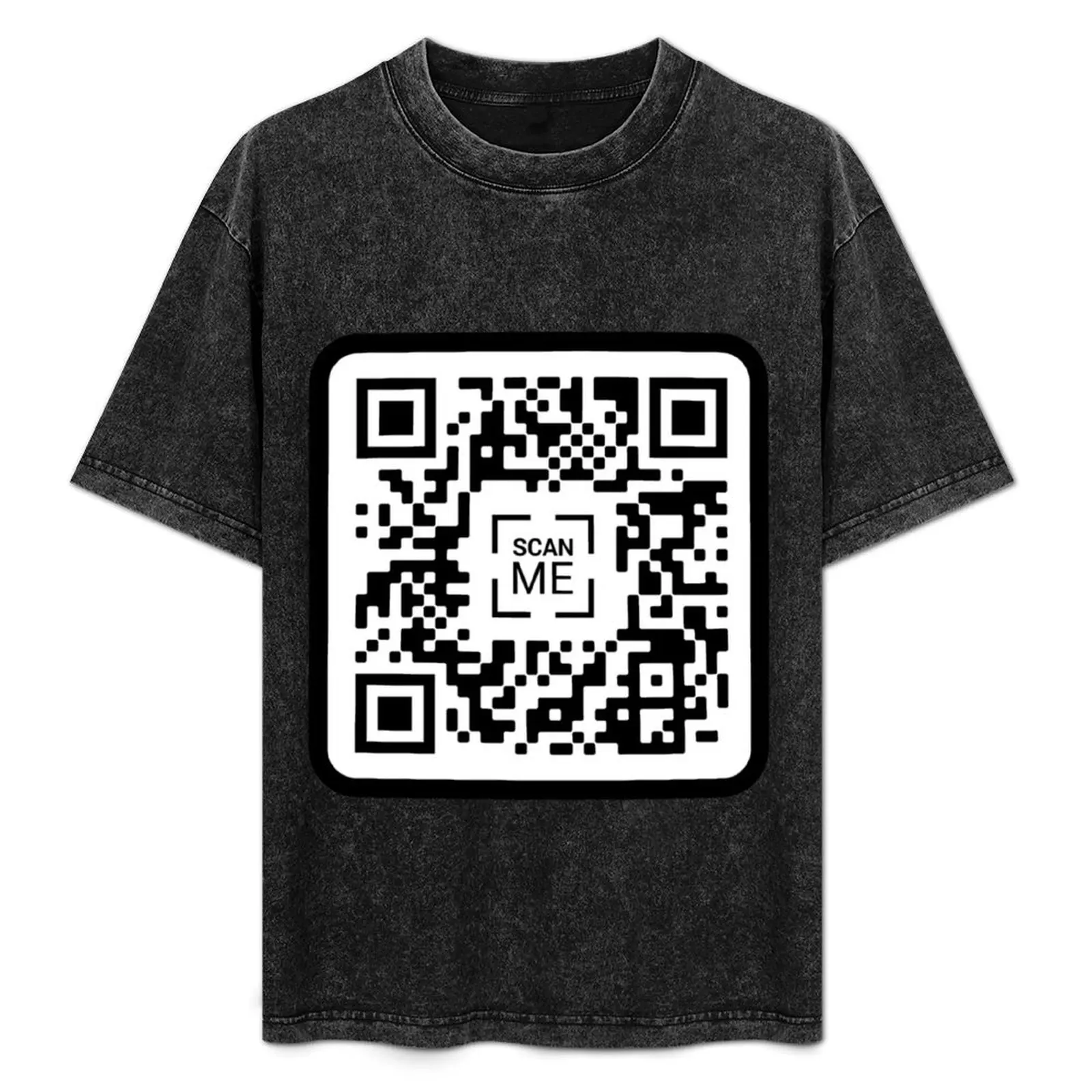 Camiseta con Código QR de Xvideos, Camiseta Informal para el Trabajo