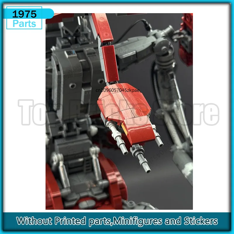 Película espacial Moc destructor galáctico máquina de bloques de construcción Robot de combate modelo Kit ciencia ficción tecnología de defensa ladrillos conjunto juguetes regalos