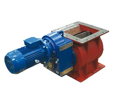 Connect the Bin Feeder to Cast Iron Direct Drive Rotary Valve Airlock Valves