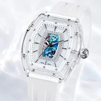 TSAR BOMBA Women’s Quartz Watch Swiss Movement Sapphire Crystal Waterproof Luminous Shock Resistant Fluoroelastomer Strap Gift photo 4