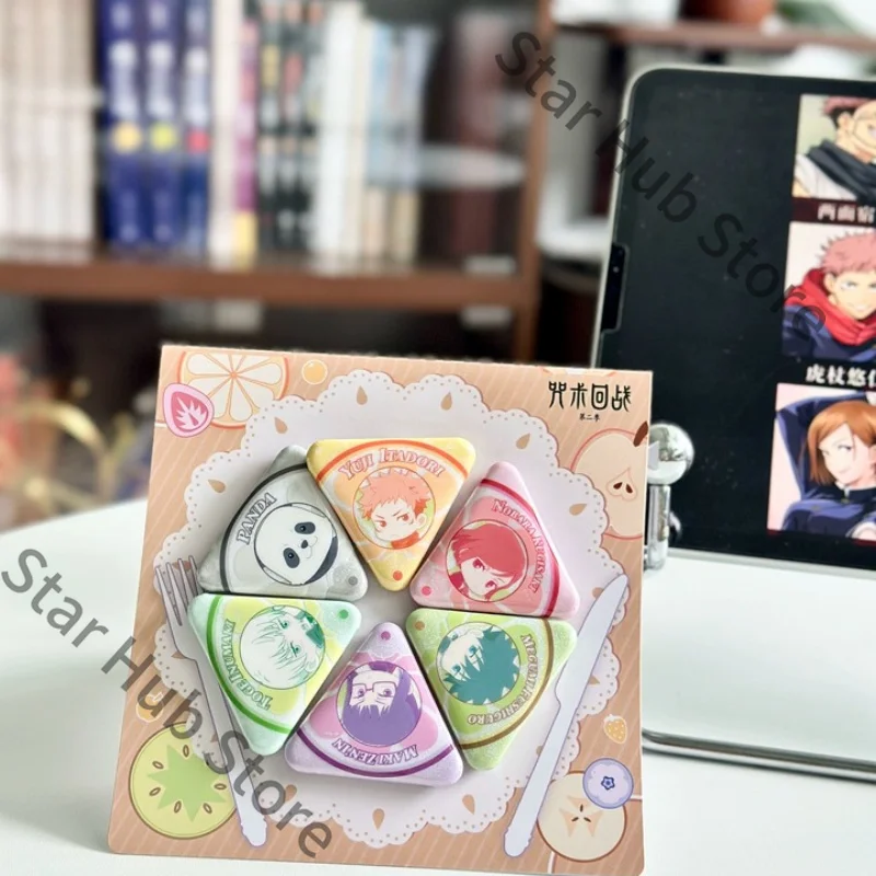 Jujutsu Kaisen Itadori Yuji Kugisaki Nobara Triangular Badge Brooch Tinplate Badges Cosplay Legal Copy Adorable Gifts Anime